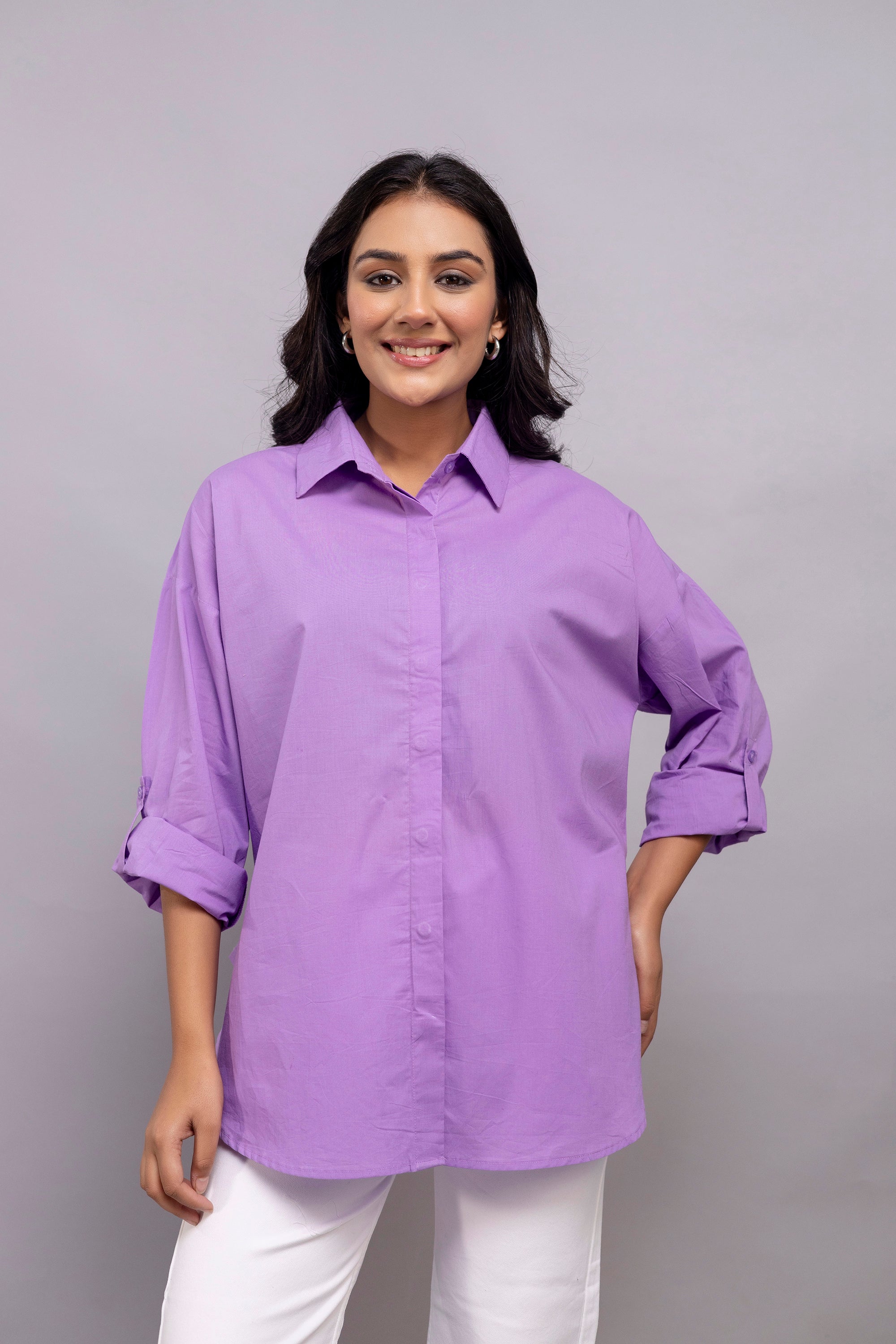 purple dress shirt women Hanging On Every Word Lavender Purple Shirt Dress, Large - The Mint Julep Boutique