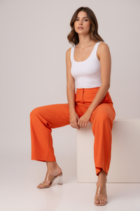 Cotton Wide Leg Pants