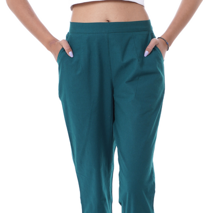 All-Day Comfort Bottle Green Pants