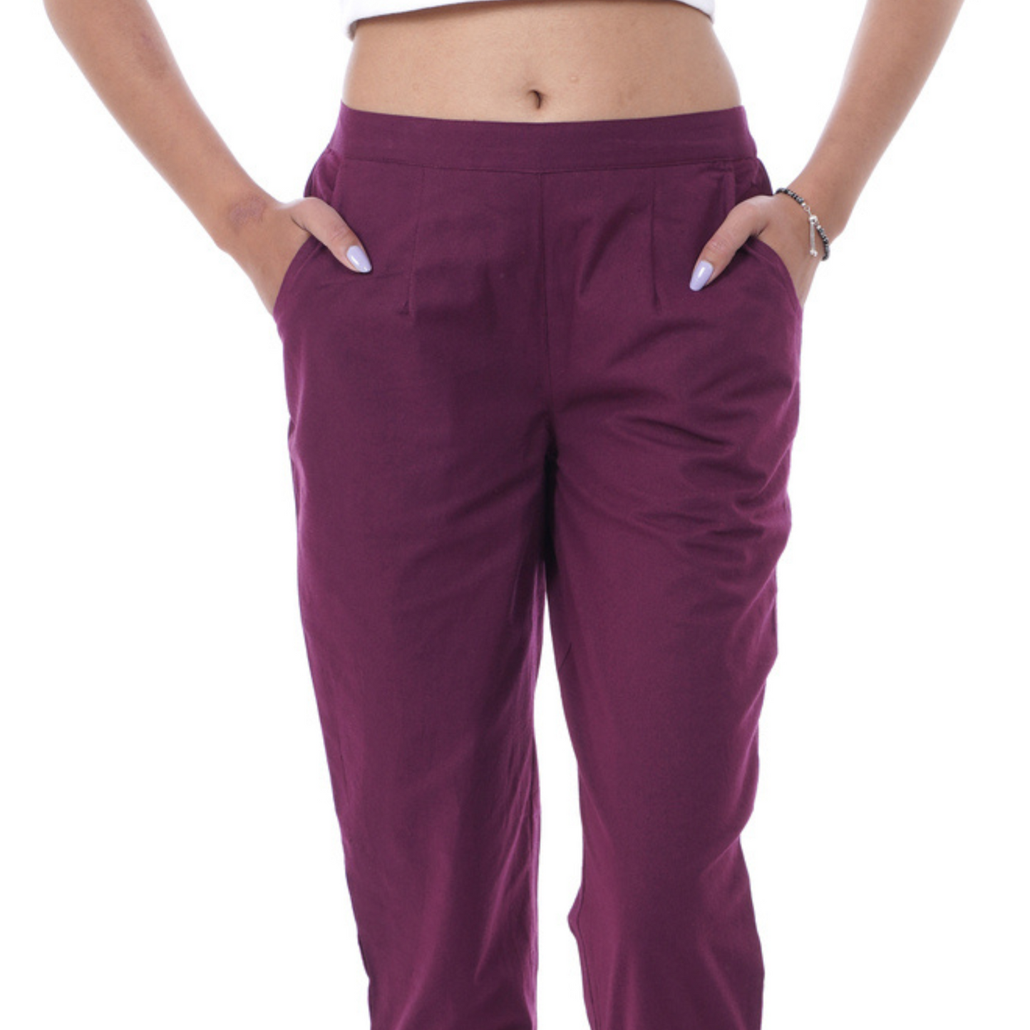 All-Day Comfort Wine Pants