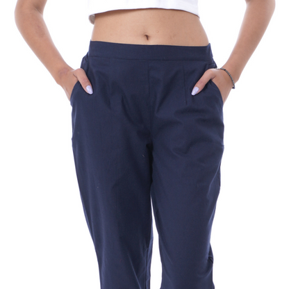 All-Day Comfort Navy Blue Pants