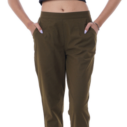 All-Day Comfort Olive Green Pants