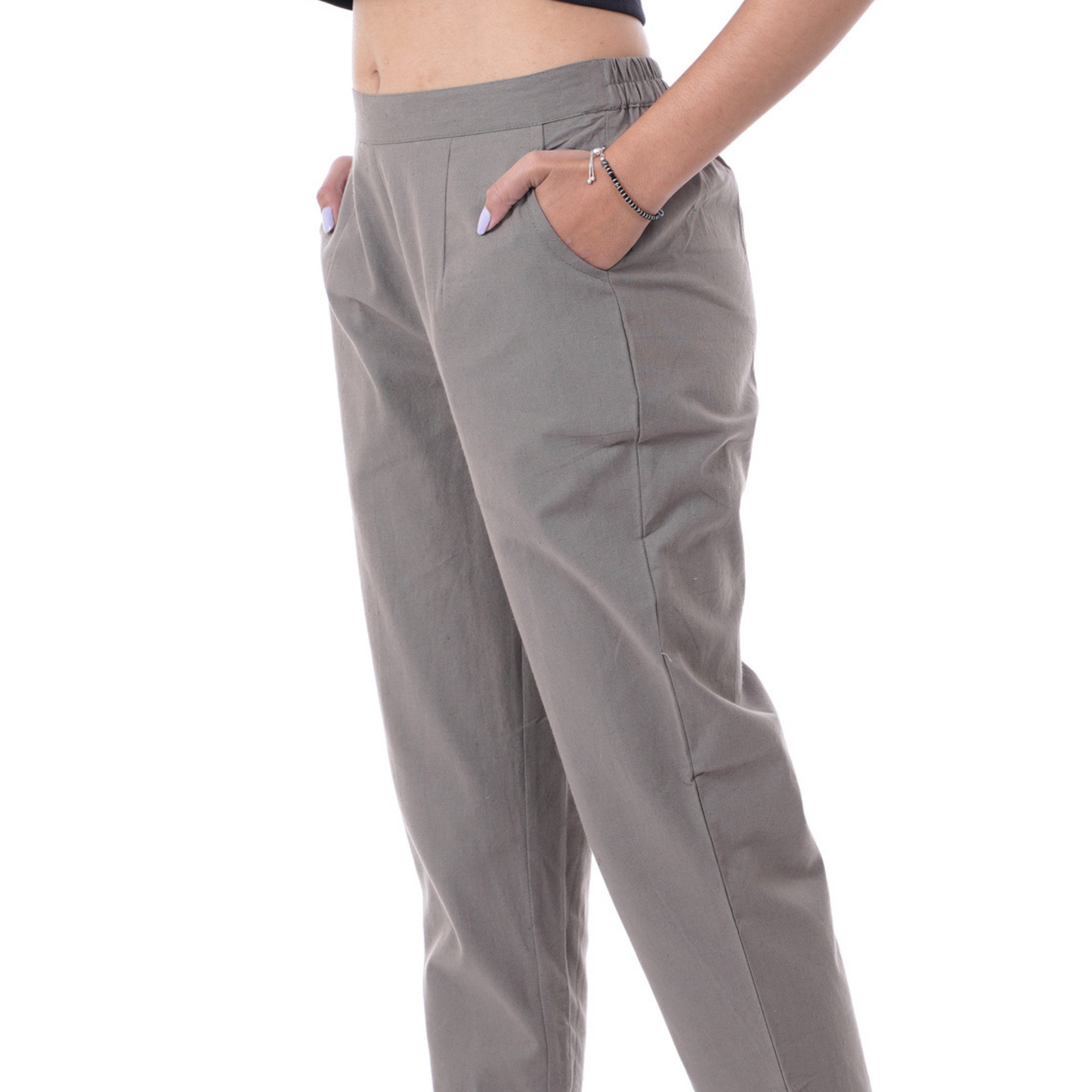 All-Day Comfort Cement Grey Pants