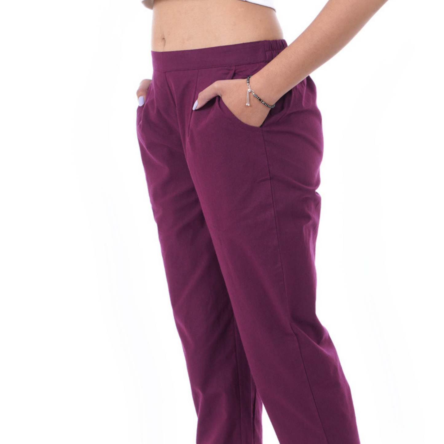 All-Day Comfort Wine Pants