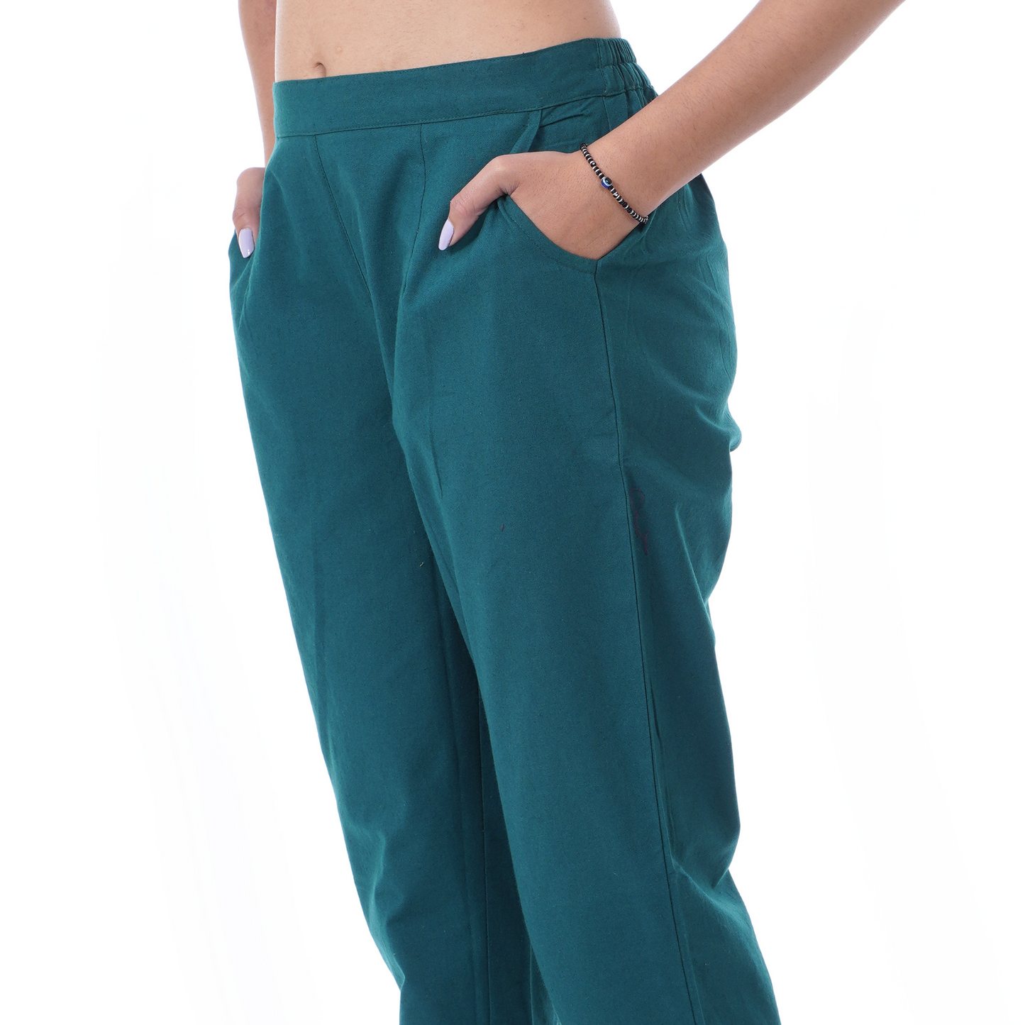 All-Day Comfort Bottle Green Pants