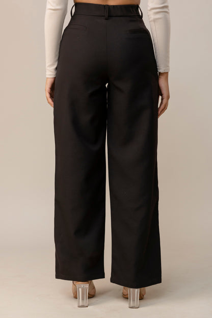 Sassy Black Korean Pants