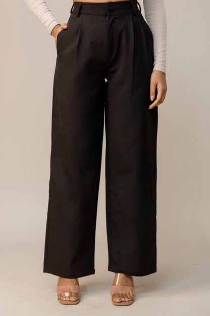 Sassy Black Korean Pants