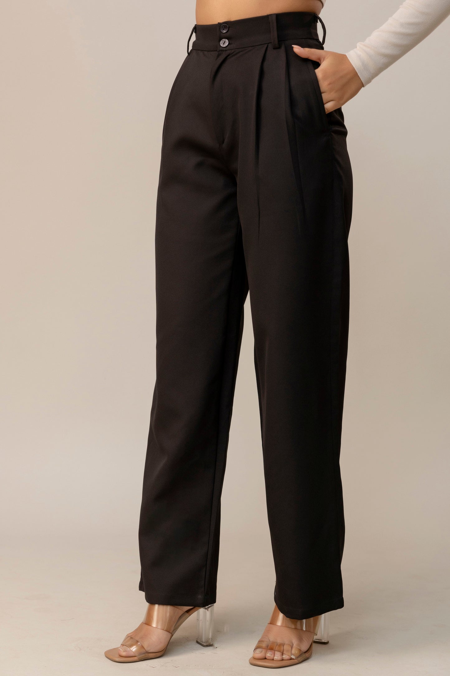 Sassy Black Korean Pants