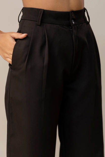 Sassy Black Korean Pants