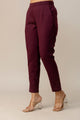Sassy  Wine Cotton Pants