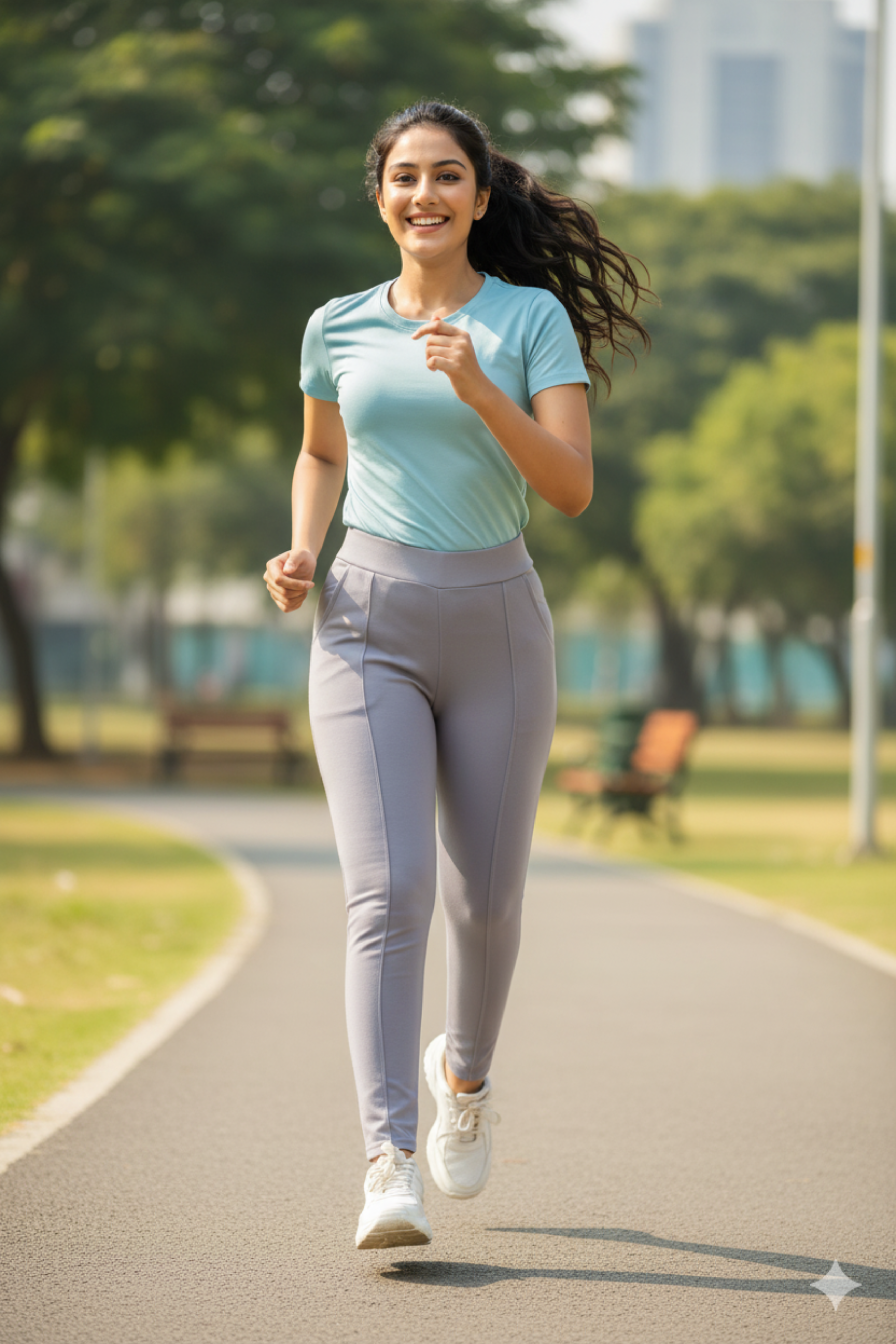 Light Lavender Active Wear Trousers