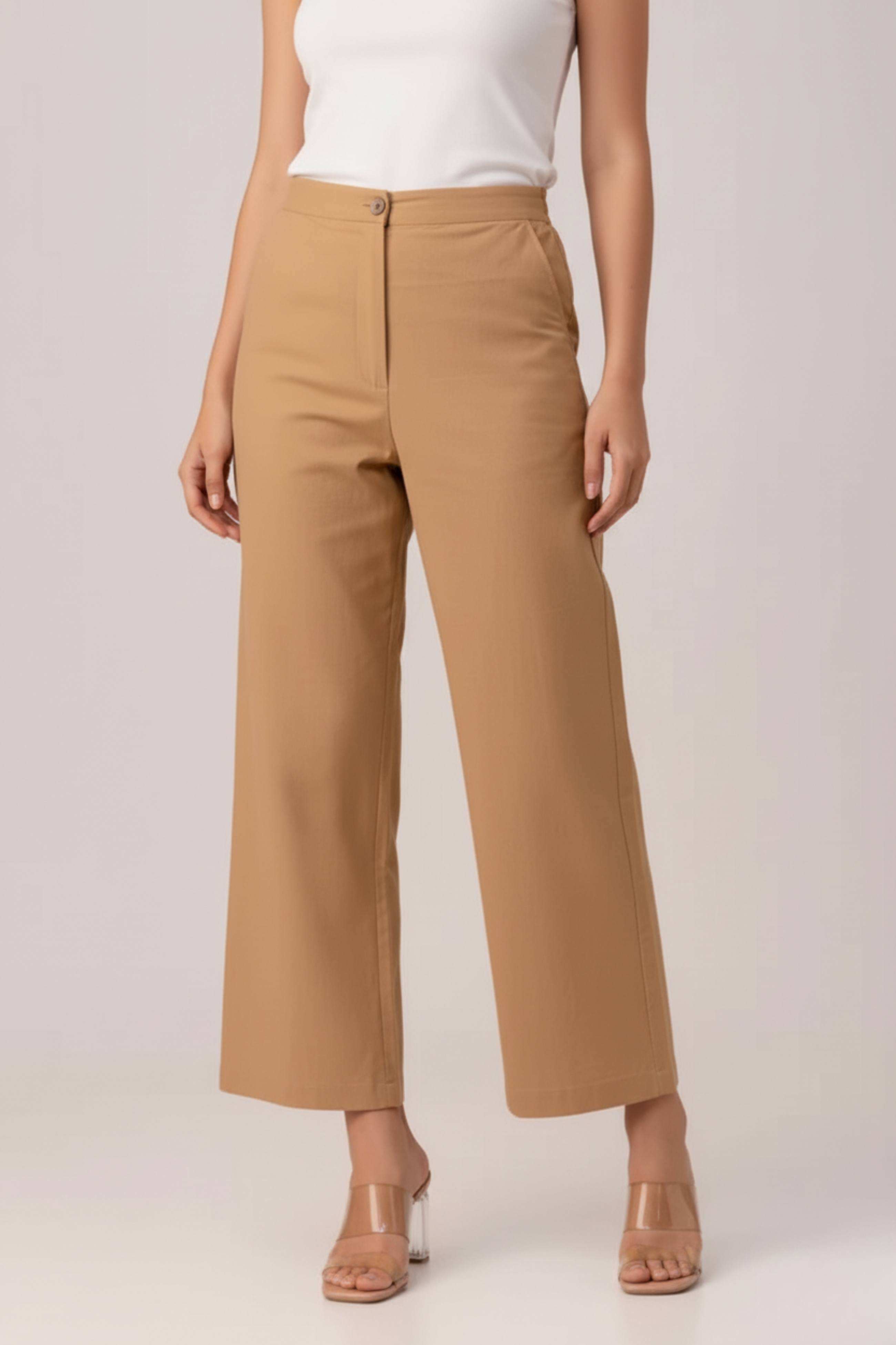 Dark Brown Sassy Wide Leg Pant