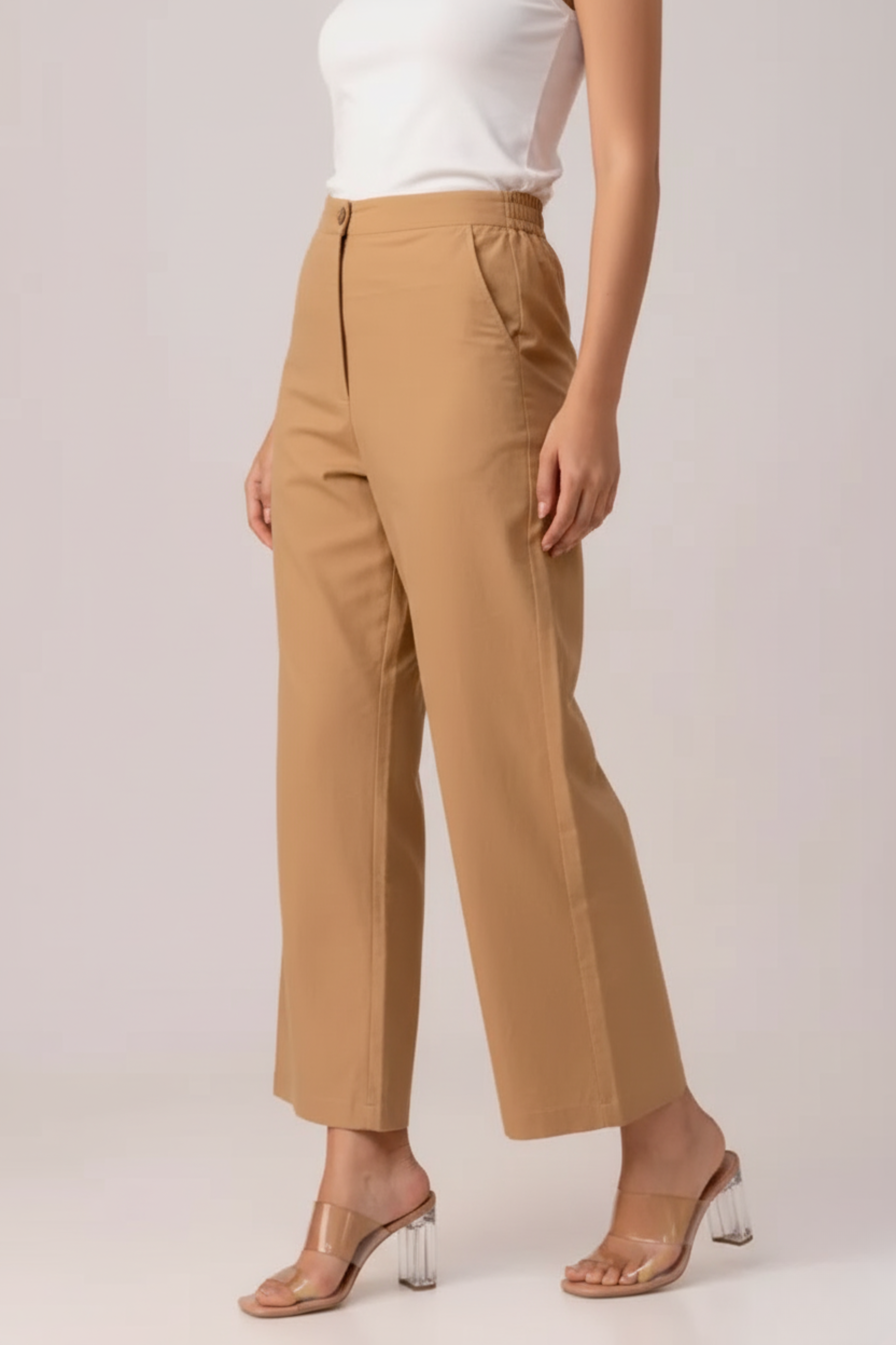 Dark Brown Sassy Wide Leg Pant