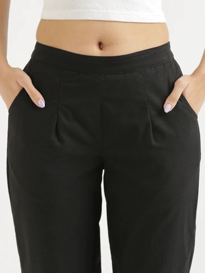 All-Day Comfort Black Pants