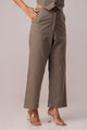 Warm Grey Timeless Cotton Formal Pant