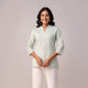 Mint Green  Solid Short Kurti