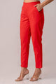 All-Day Comfort Coral Red Pants