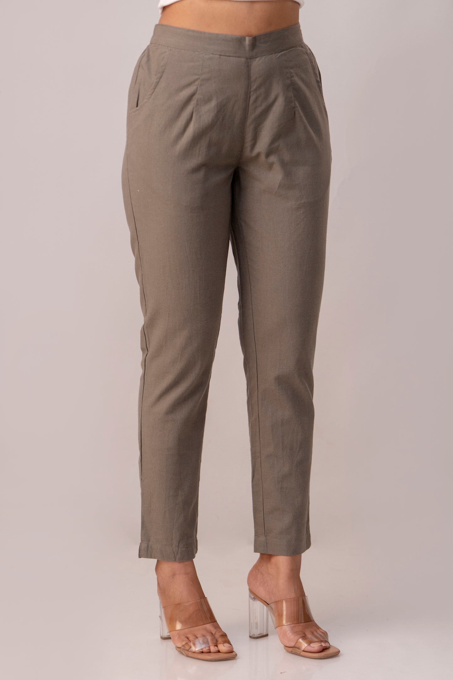 All-Day Comfort Light Grey Pants