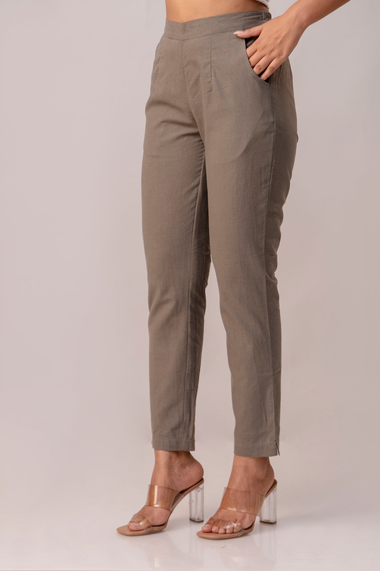 All-Day Comfort Light Grey Pants