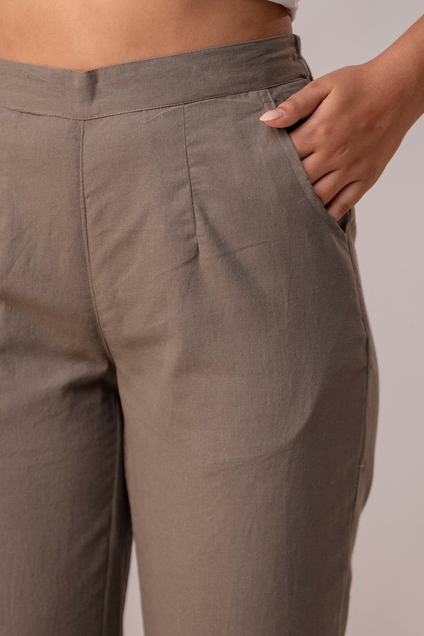 All-Day Comfort Light Grey Pants