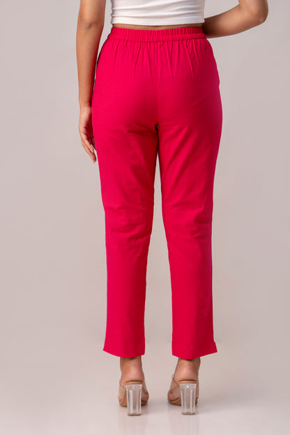 All-Day Comfort Fuchsia Pink Pants