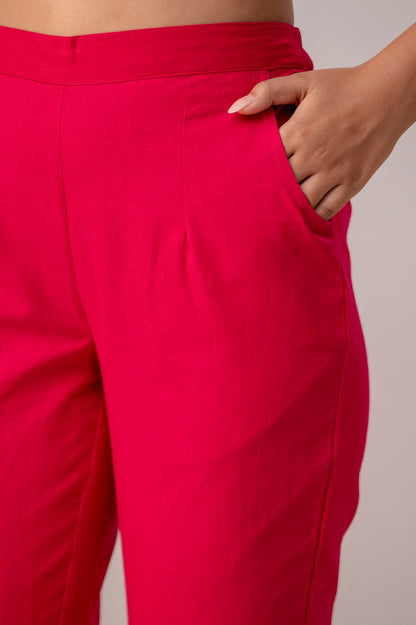 All-Day Comfort Fuchsia Pink Pants