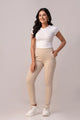 Beige Super Stretchable Jeggings