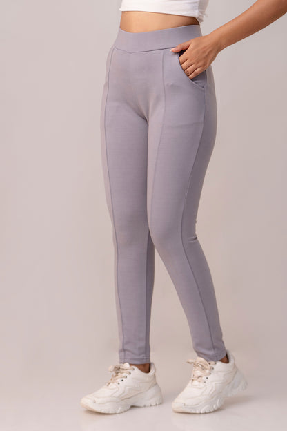 Light Lavender Super Stretchable Jeggings