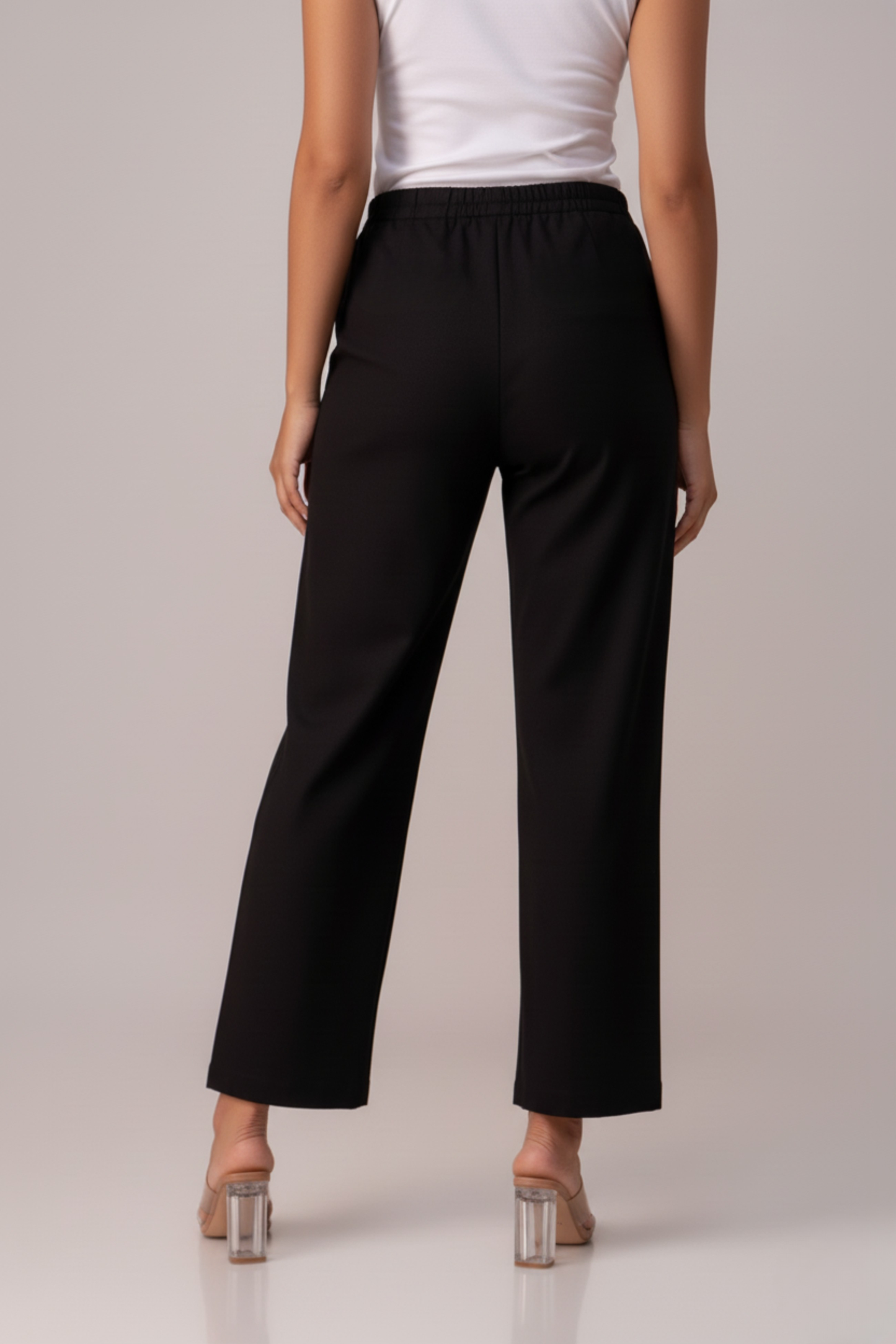 Black Sassy Wide Leg Pant