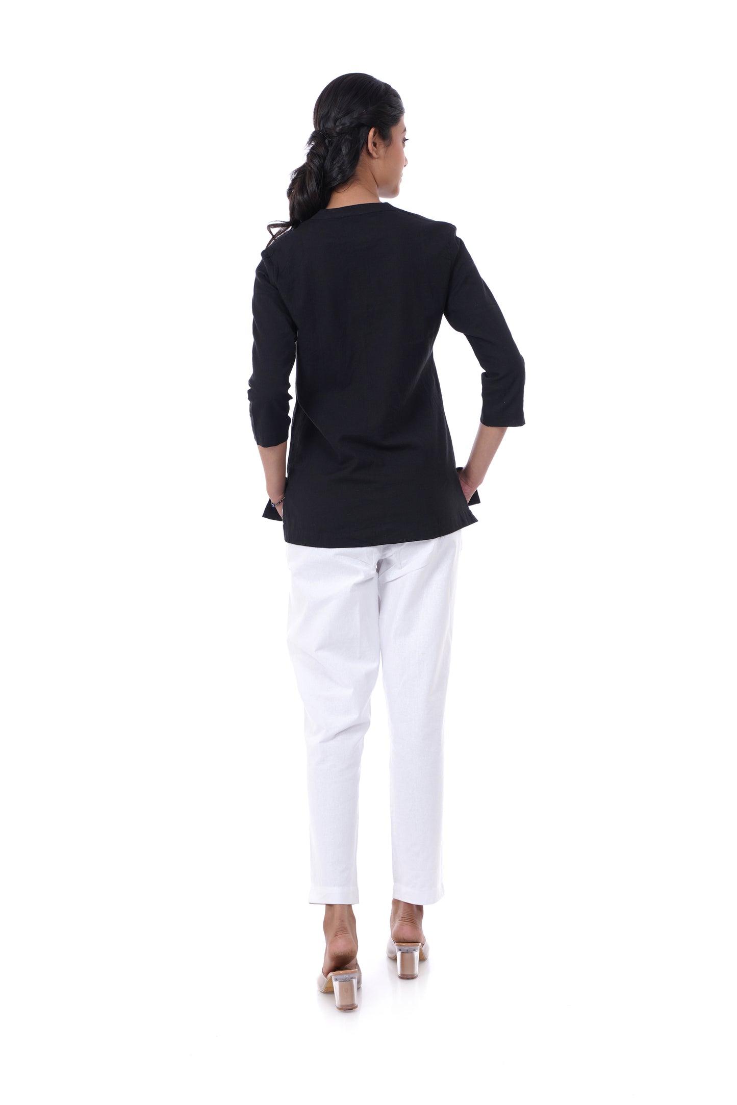 All-Day Comfort White Pants