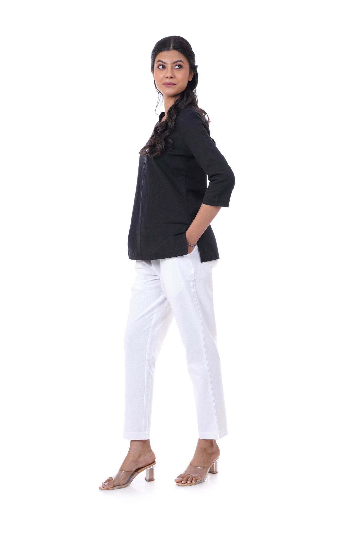 All-Day Comfort White Pants