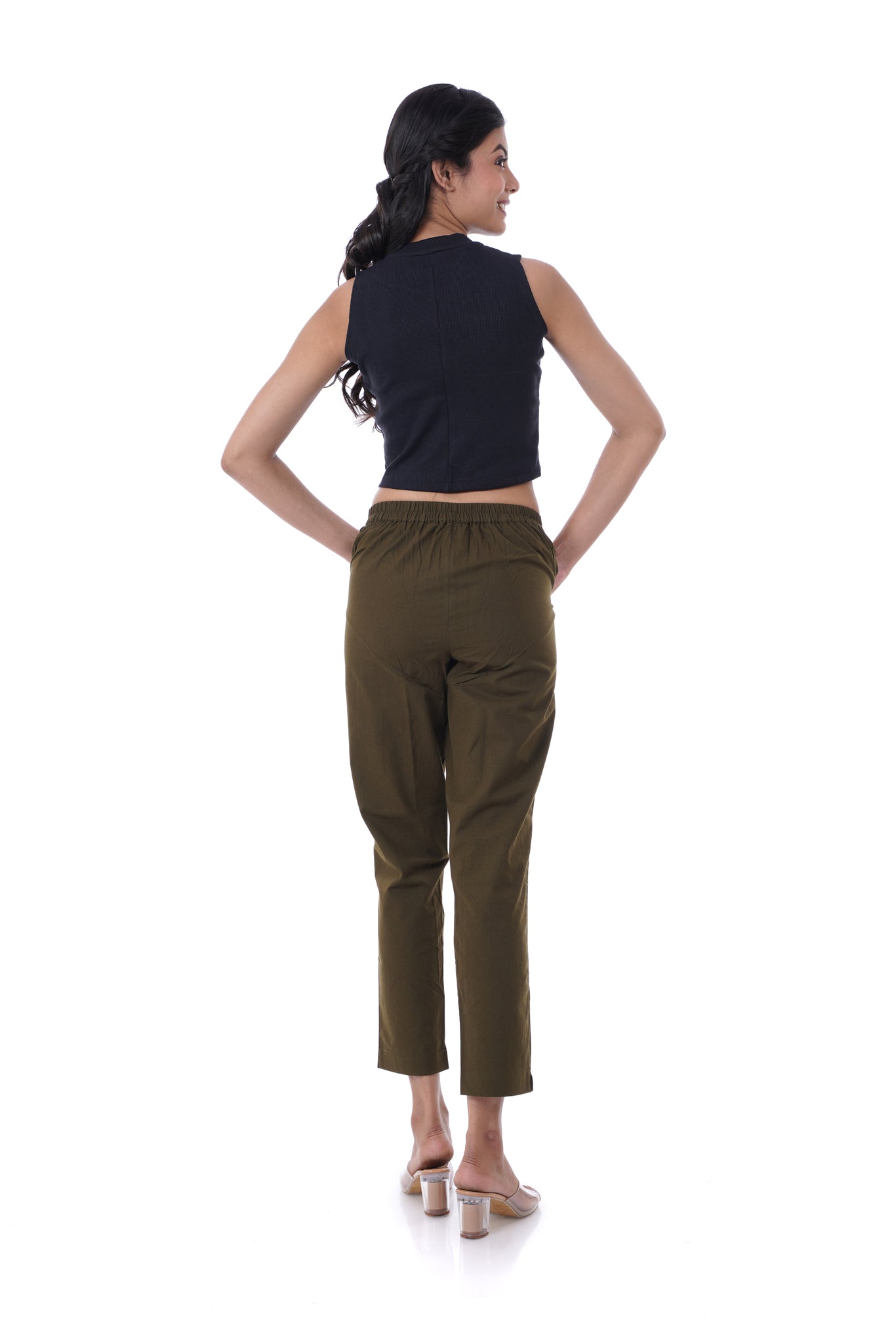 All-Day Comfort Olive Green Pants