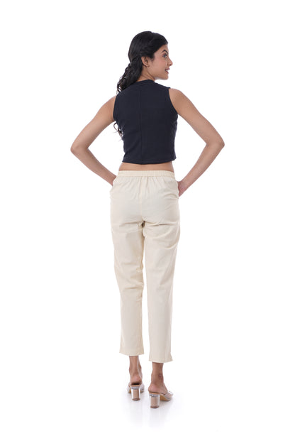 All-Day Comfort Beige Pants