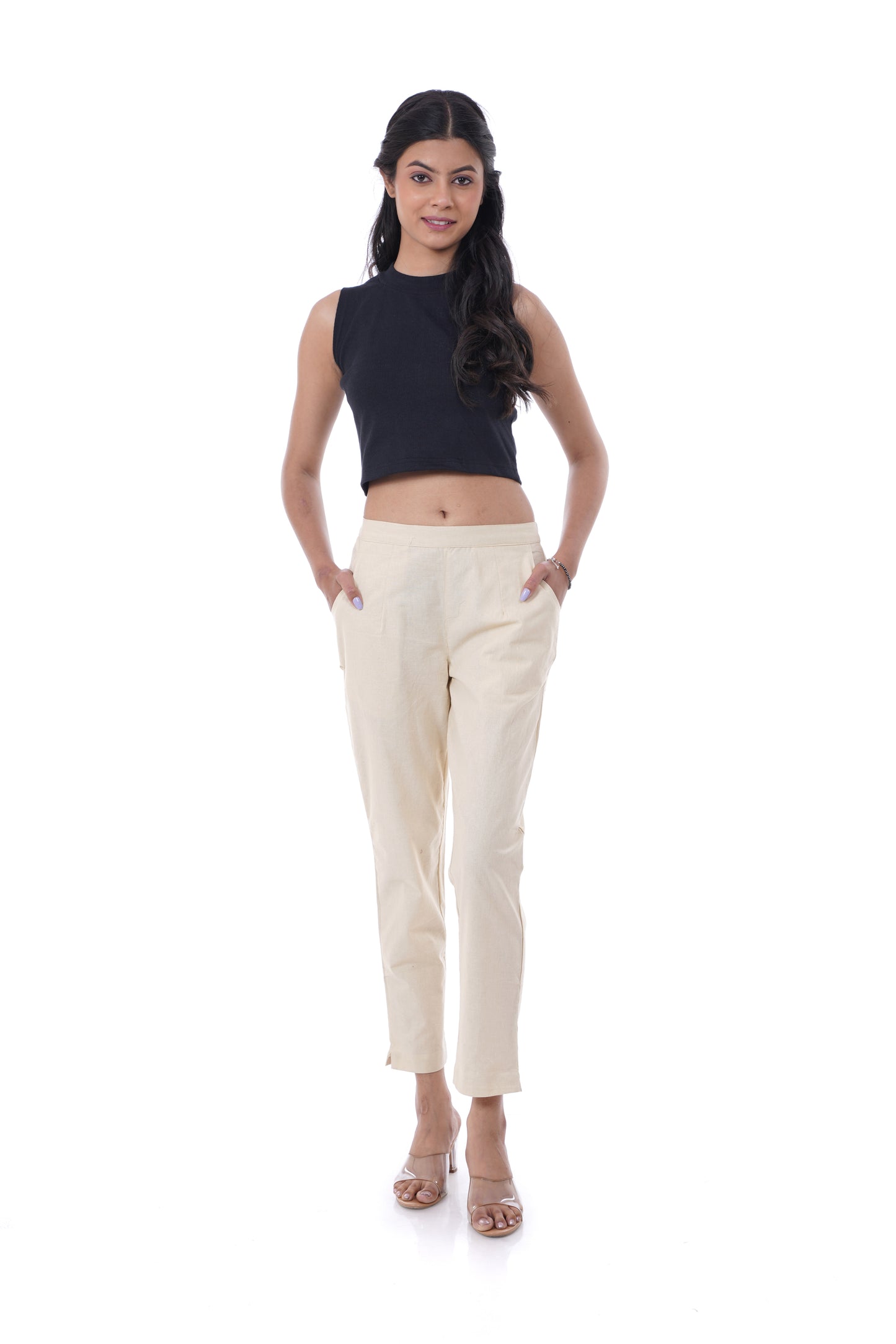 All-Day Comfort Beige Pants