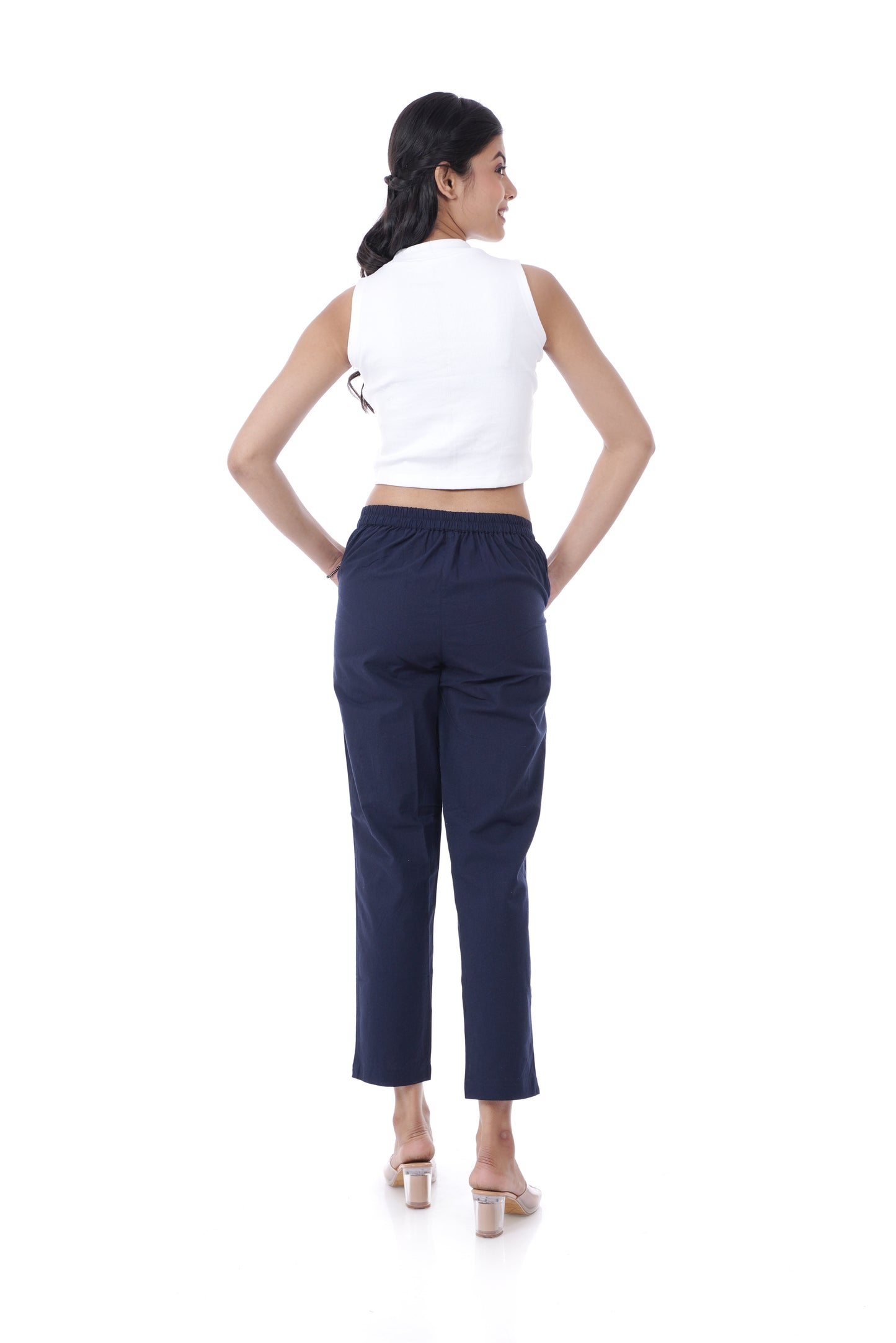 All-Day Comfort Navy Blue Pants