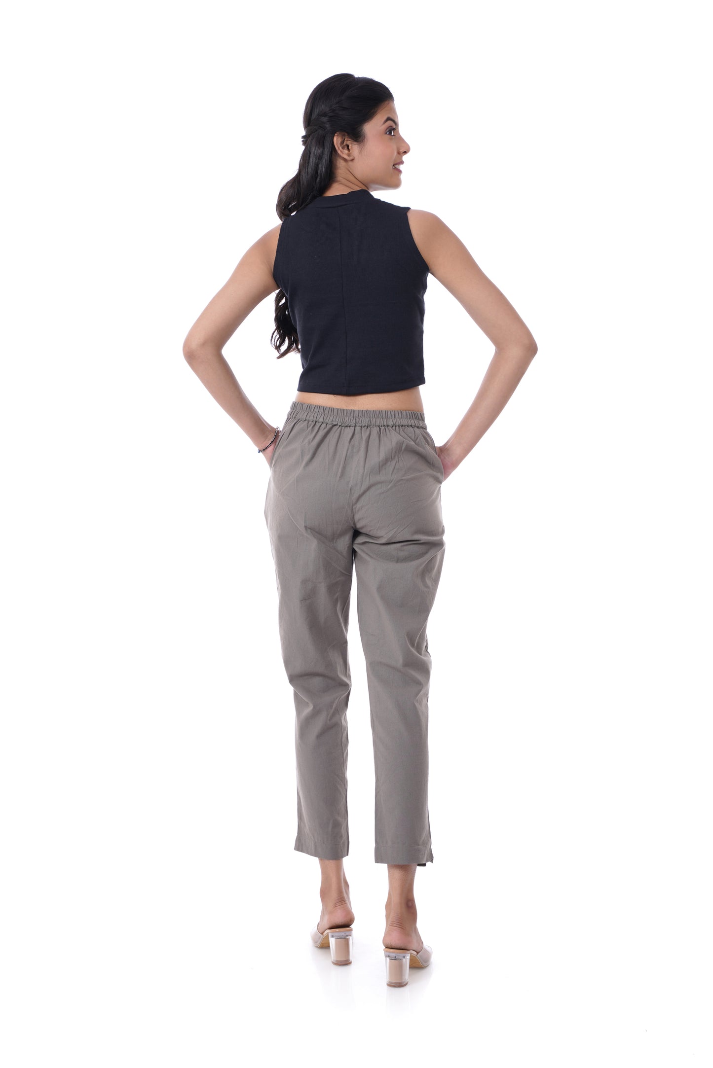 All-Day Comfort Cement Grey Pants