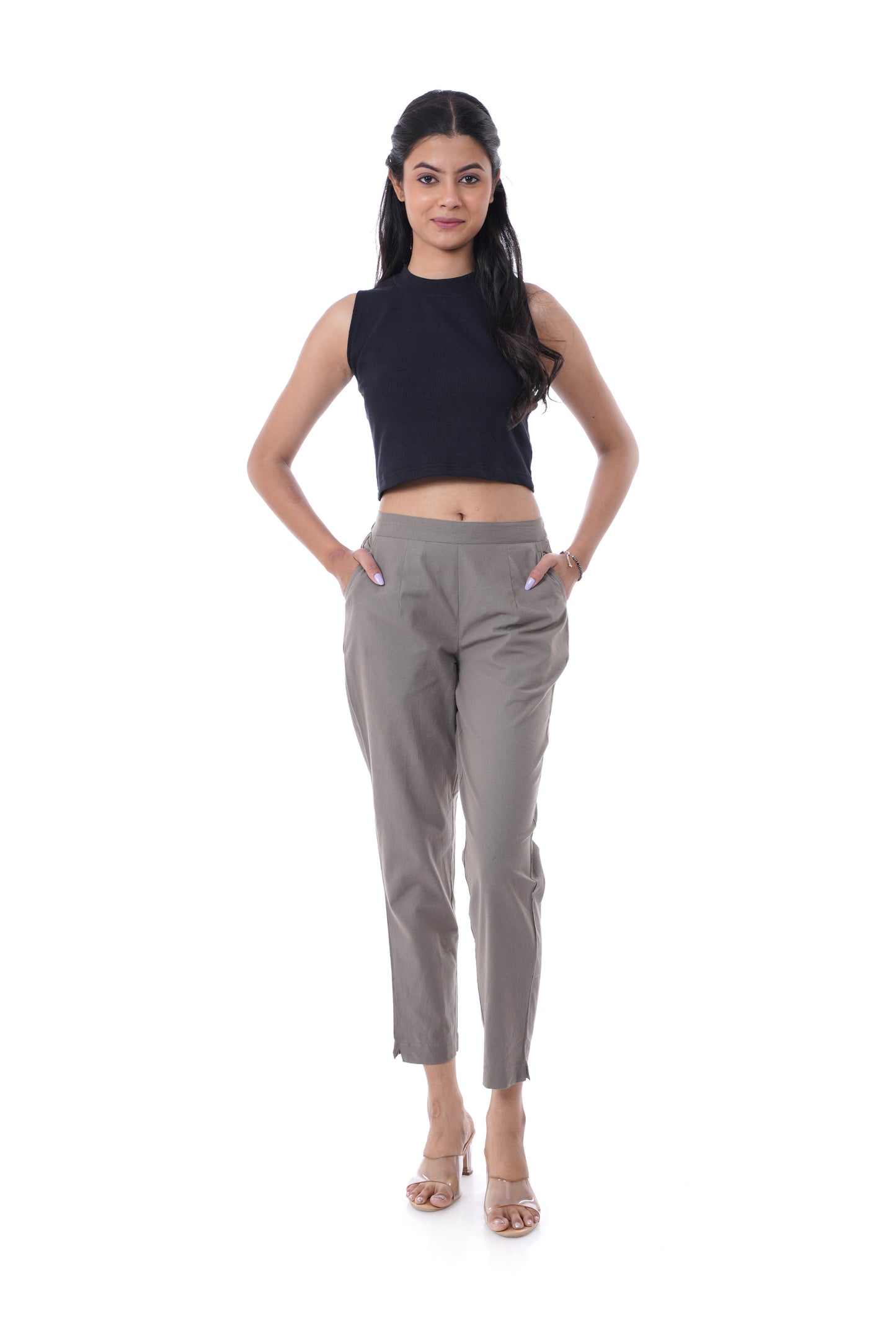 All-Day Comfort Cement Grey Pants