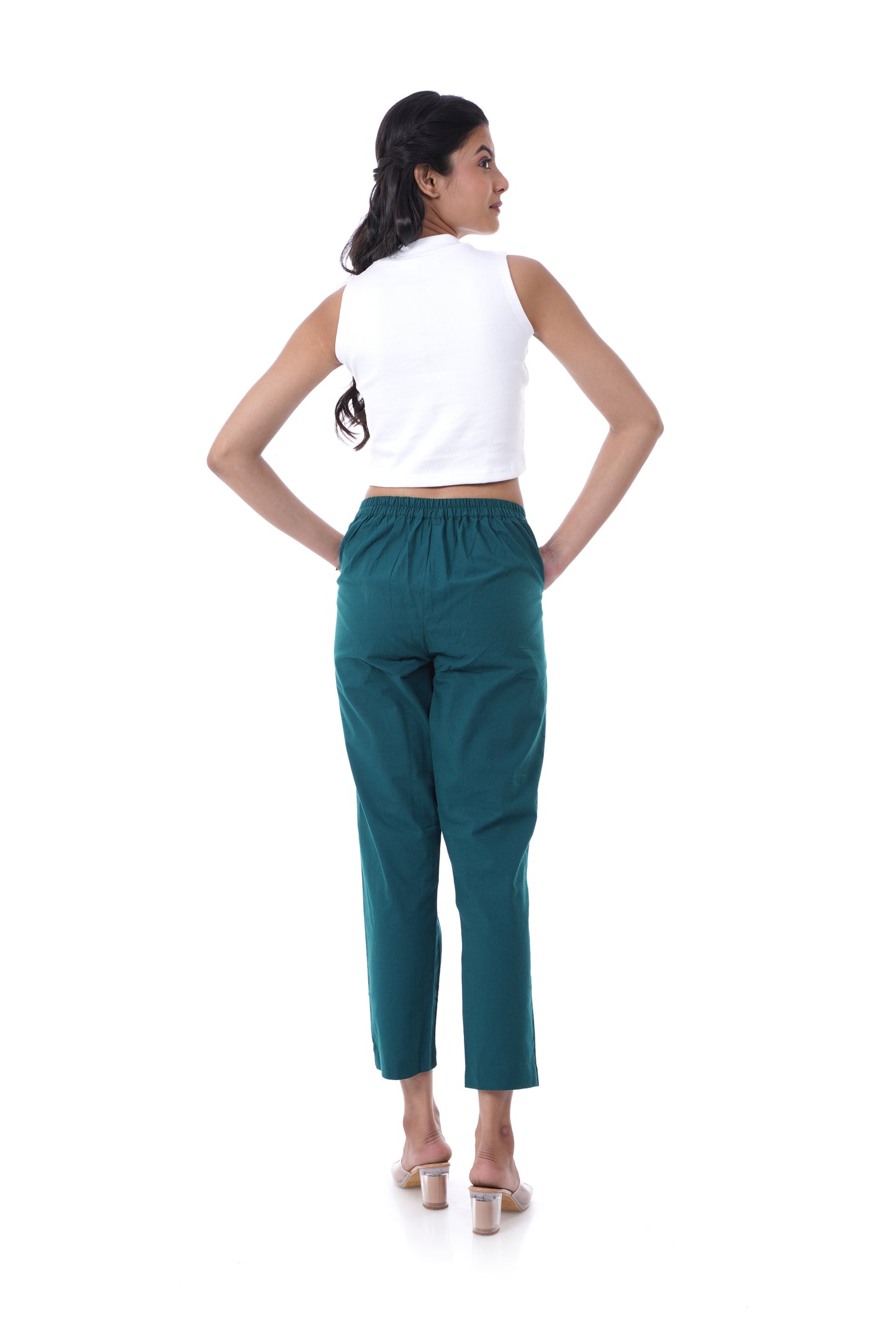 All-Day Comfort Bottle Green Pants