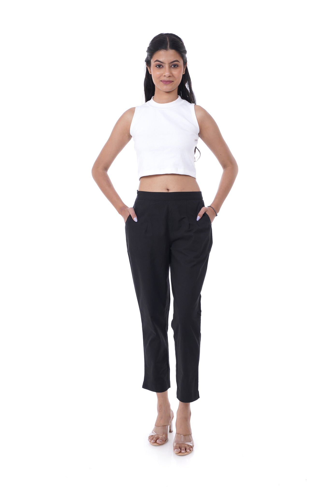 All-Day Comfort Black Pants