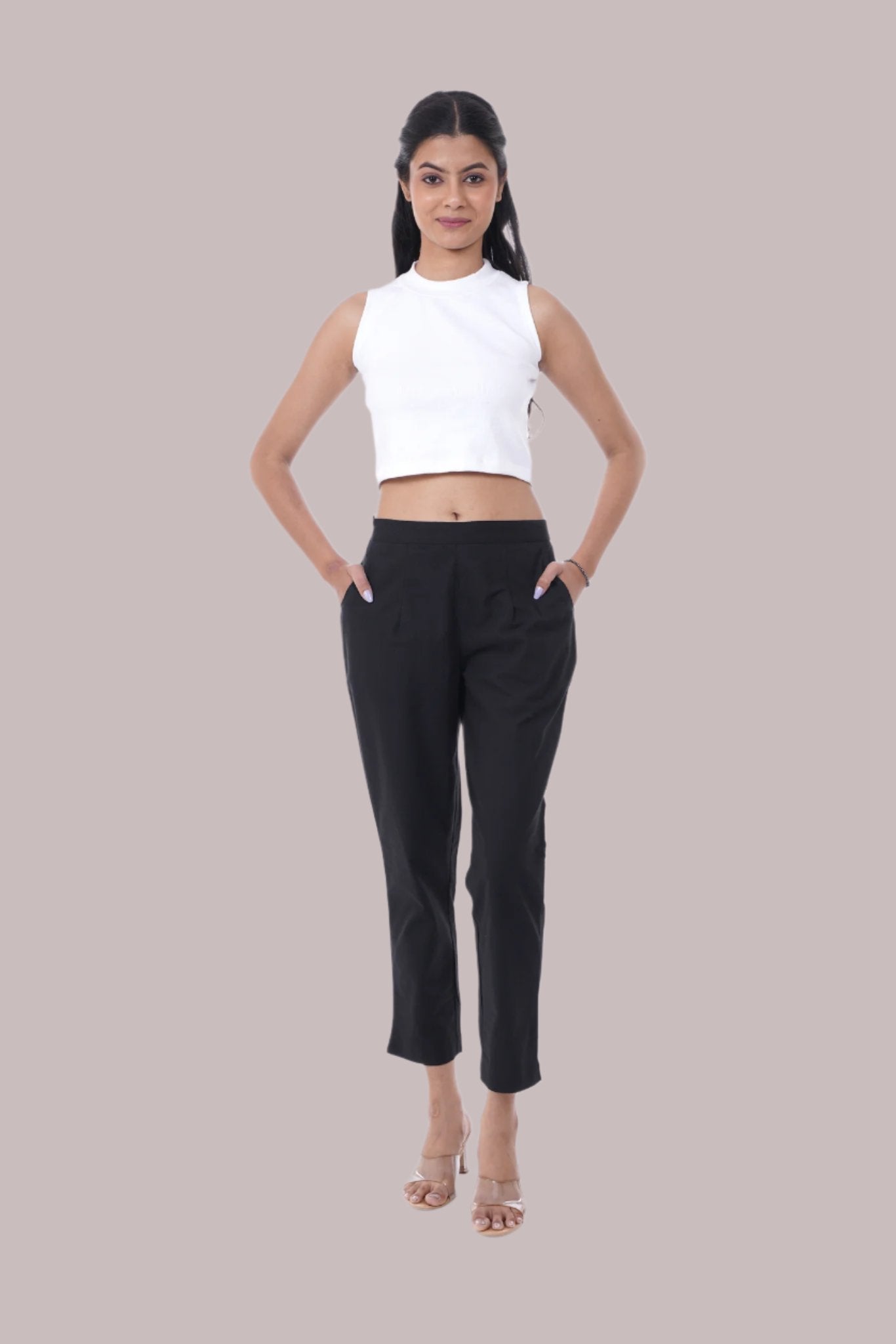 All-Day Comfort Black Pants