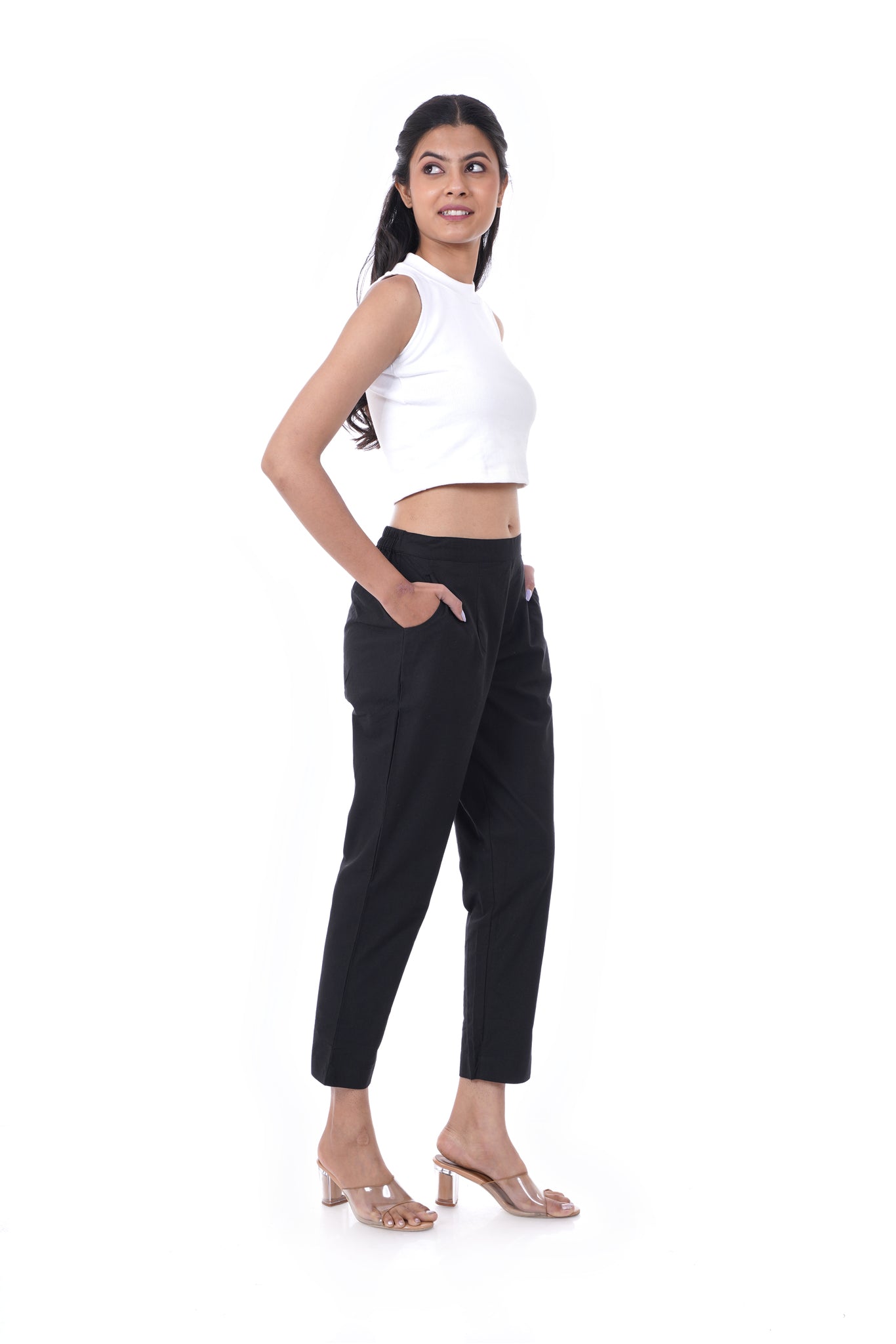 All-Day Comfort Black Pants