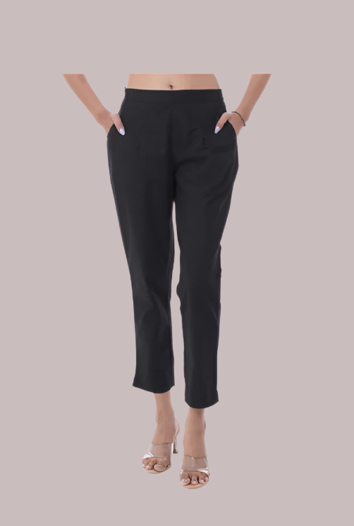 All-Day Comfort Black Pants