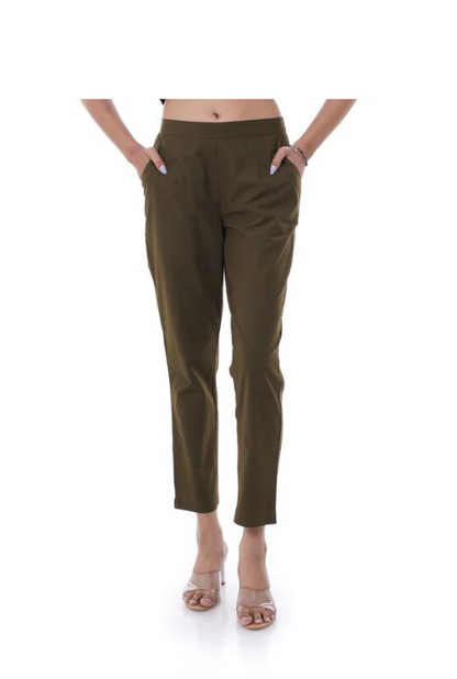 All-Day Comfort Olive Green Pants