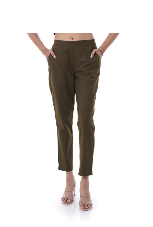 All-Day Comfort Olive Green Pants