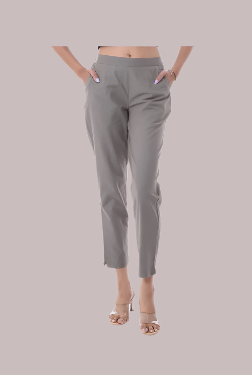 All-Day Comfort Cement Grey Pants