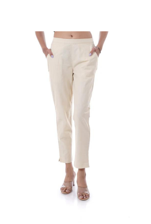 All-Day Comfort Beige Pants