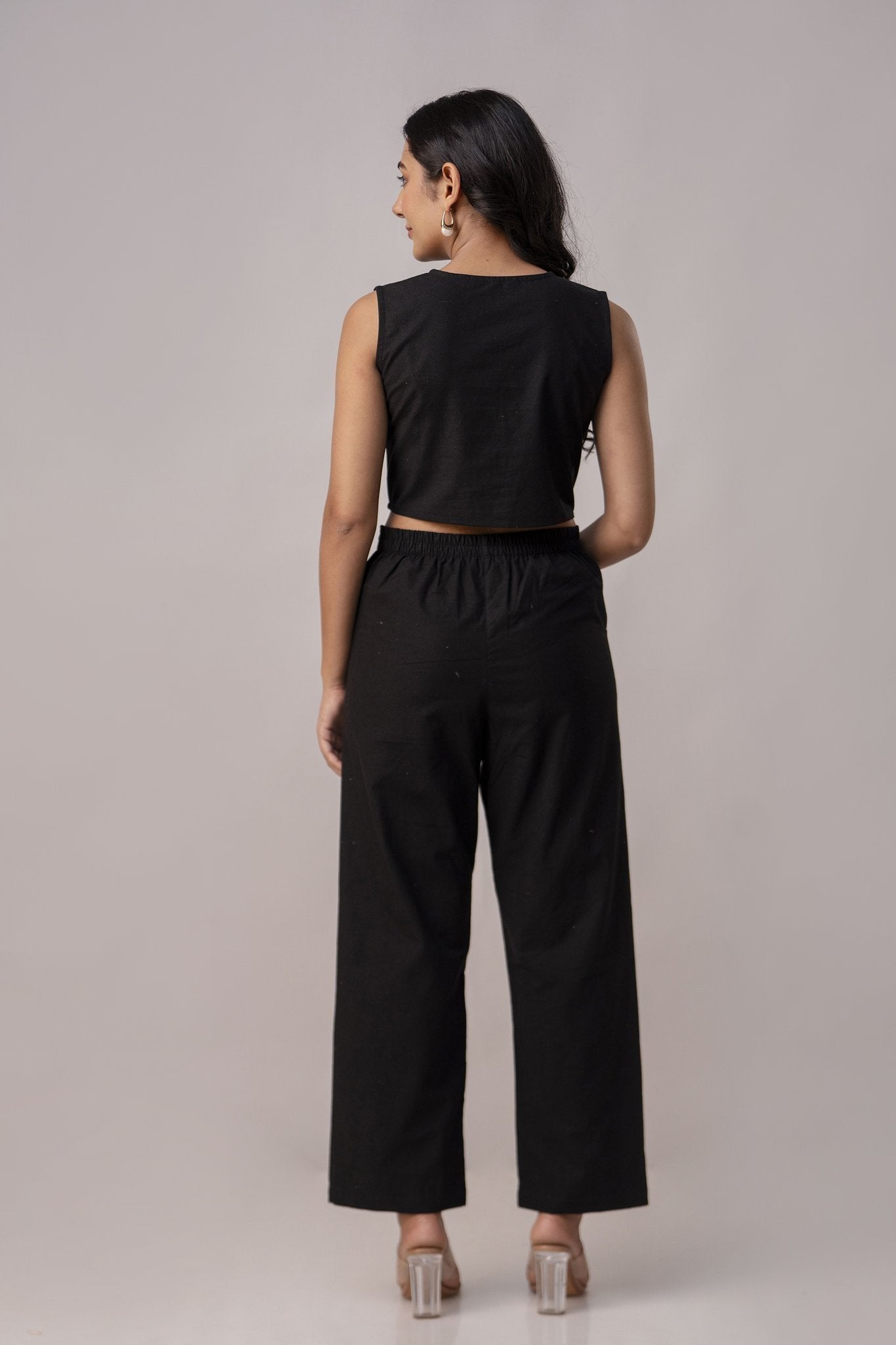 Black Waist Coat Co-ord set